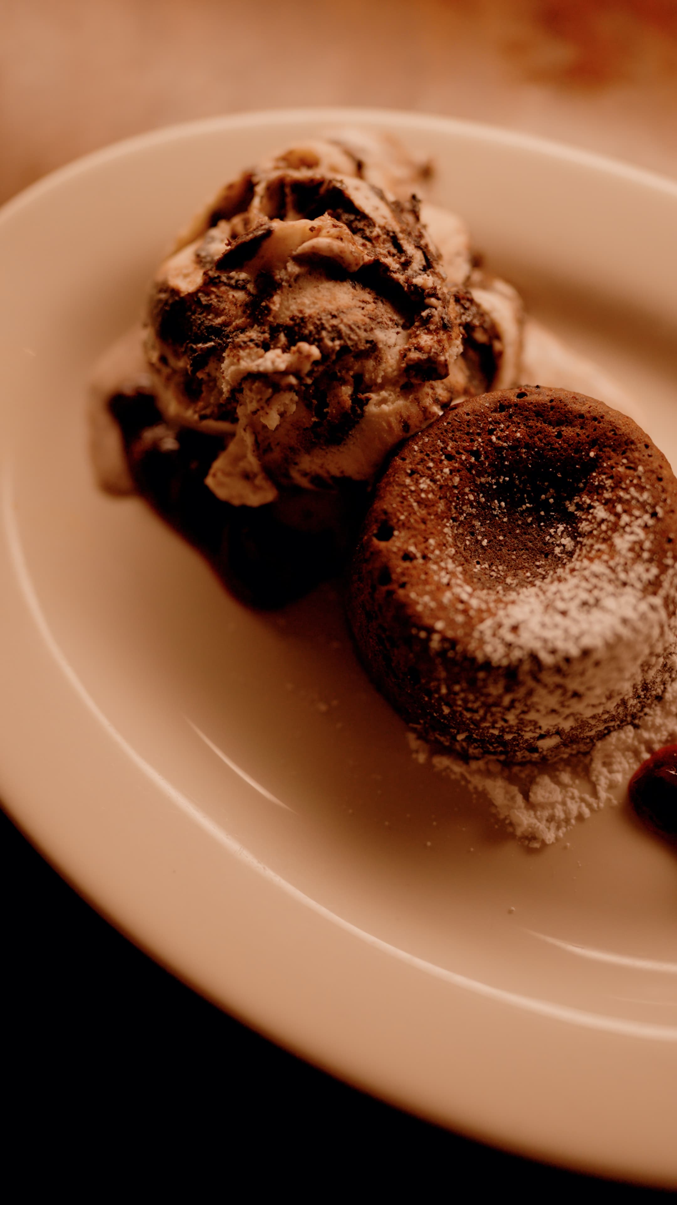 Inwood Farm chocolate lava cake