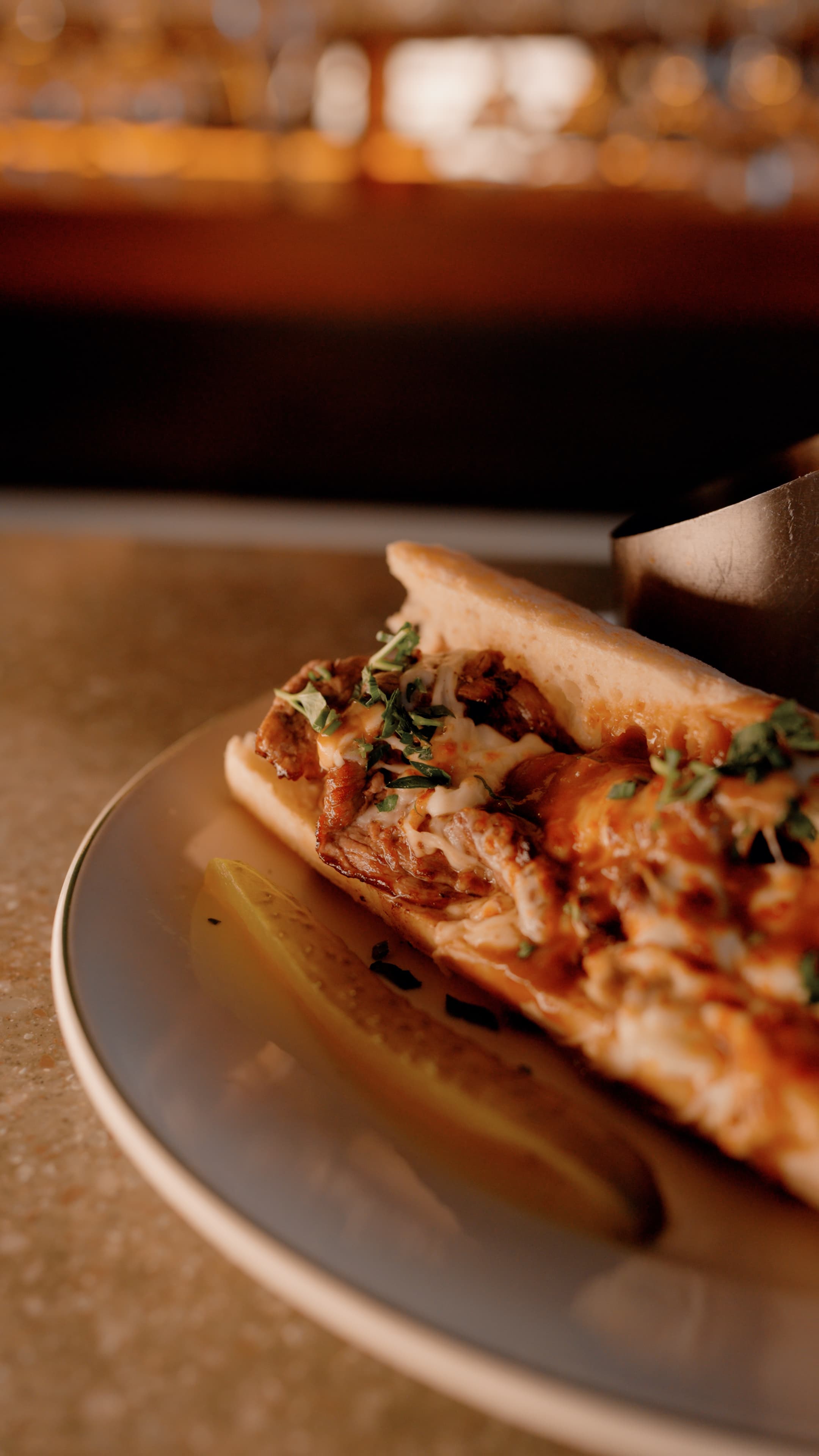 Maison Pickle fresh onion melt